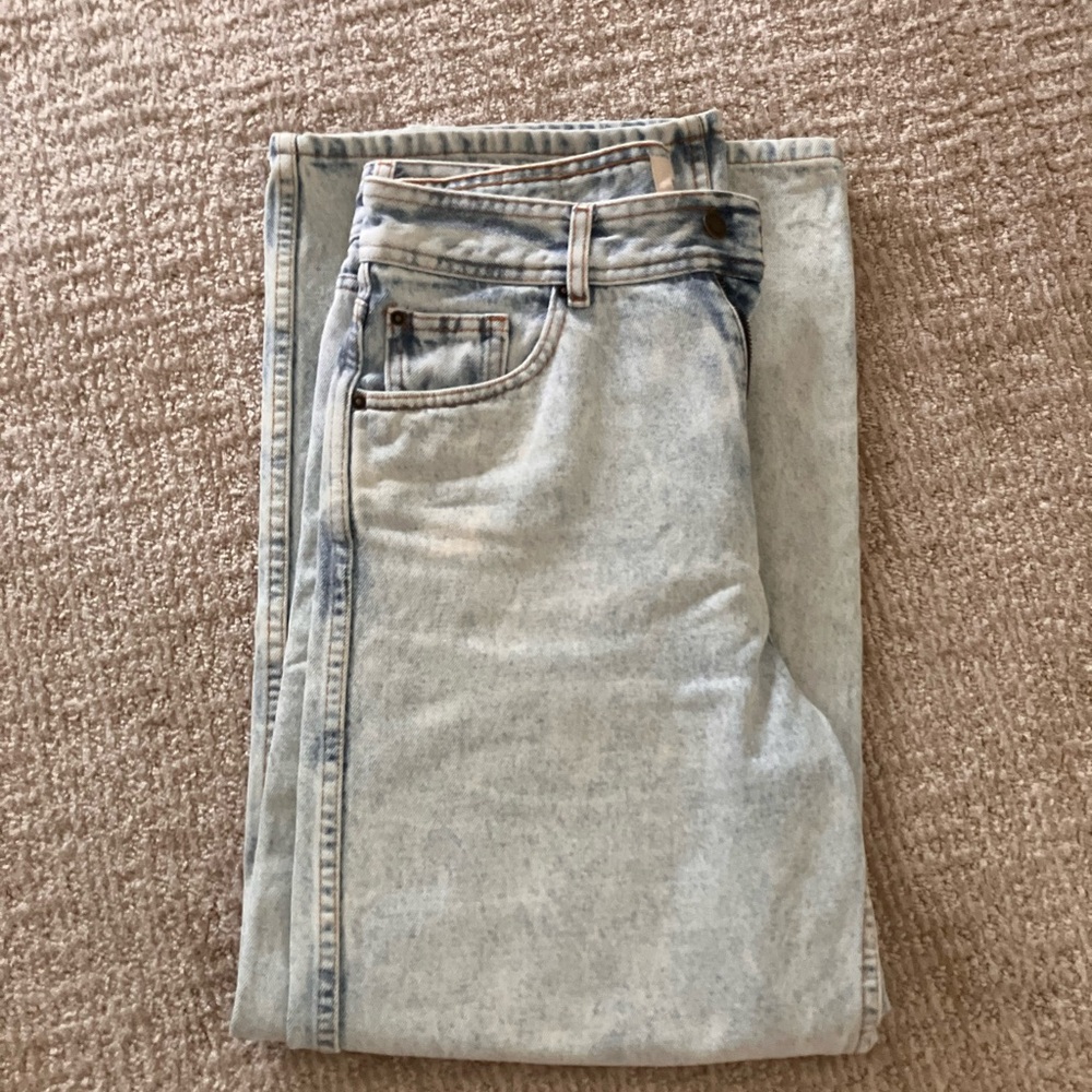 Sezane Le-Crop Light Wash Straight-Leg Jeans Size 6 - Picture 16 of 16
